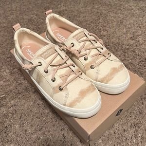 Sperry Crest Vibe Shoe-Color: Tie Dye Taupe-Size 8.5
